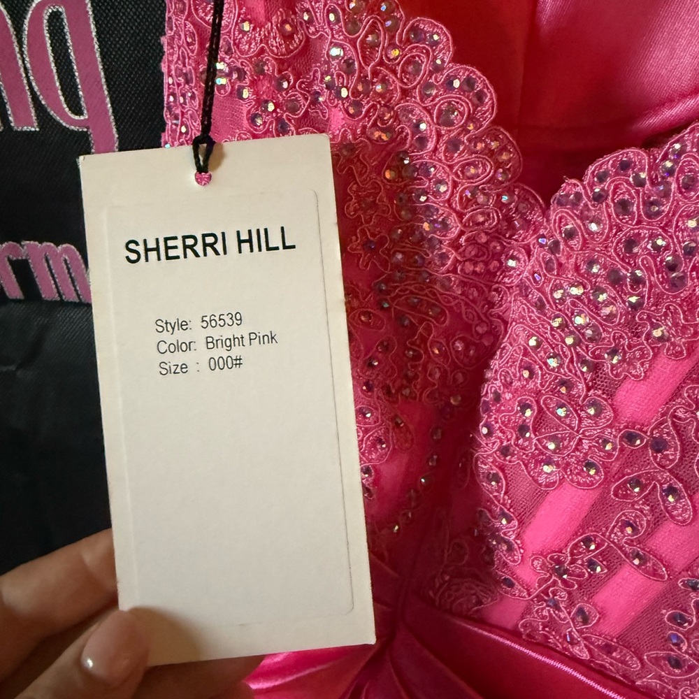 Sherri Hill Bright Pink Dress